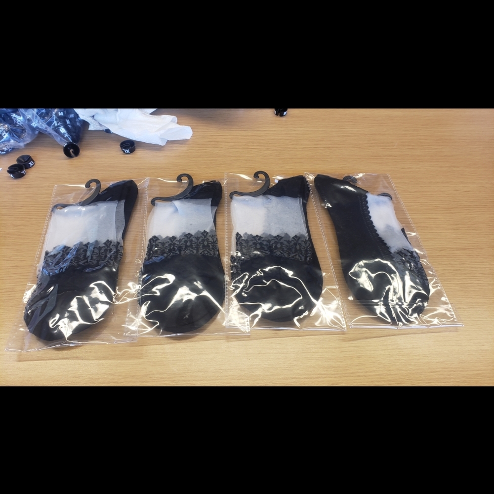 Black Nylon socks